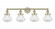 Olean - 4 Light - 34 inch - Antique Brass - Bath Vanity Light (3442|616-4W-AB-G324)