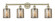 Cobbleskill - 4 Light - 32 inch - Antique Brass - Bath Vanity Light (3442|616-4W-AB-G116)