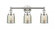 Bell - 3 Light - 23 inch - Polished Nickel - Bath Vanity Light (3442|616-3W-PN-G58)