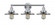 Edison - 3 Light - 26 inch - Polished Chrome - Bath Vanity Light (3442|616-3W-PC-M7-PC)