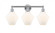 Cindyrella - 3 Light - 26 inch - Polished Chrome - Bath Vanity Light (3442|616-3W-PC-G651-8)