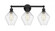 Cindyrella - 3 Light - 26 inch - Matte Black - Bath Vanity Light (3442|616-3W-BK-G654-8)