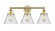 Cone - 3 Light - 26 inch - Brushed Brass - Bath Vanity Light (3442|616-3W-BB-G44)