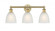 Castile - 3 Light - 24 inch - Brushed Brass - Bath Vanity Light (3442|616-3W-BB-G381)