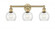 Athens - 3 Light - 24 inch - Brushed Brass - Bath Vanity Light (3442|616-3W-BB-G124-6)