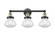 Olean - 3 Light - 25 inch - Black Antique Brass - Bath Vanity Light (3442|616-3W-BAB-G322)