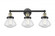 Olean - 3 Light - 25 inch - Black Antique Brass - Bath Vanity Light (3442|616-3W-BAB-G324)