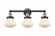 Olean - 3 Light - 25 inch - Black Antique Brass - Bath Vanity Light (3442|616-3W-BAB-G321)