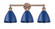 Plymouth - 3 Light - 26 inch - Antique Copper - Bath Vanity Light (3442|616-3W-AC-MBD-75-BL)