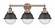 Edison - 3 Light - 25 inch - Antique Copper - Bath Vanity Light (3442|616-3W-AC-HFS-64-BK)