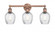 Salina - 3 Light - 24 inch - Antique Copper - Bath Vanity Light (3442|616-3W-AC-G292)