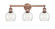 Athens - 3 Light - 24 inch - Antique Copper - Bath Vanity Light (3442|616-3W-AC-G124-6)