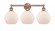 Athens - 3 Light - 26 inch - Antique Copper - Bath Vanity Light (3442|616-3W-AC-G121-8)