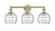 Athens Deco Swirl - 3 Light - 26 inch - Antique Brass - Bath Vanity Light (3442|616-3W-AB-G1213-8)