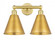 Berkshire - 2 Light - 17 inch - Satin Gold - Bath Vanity Light (3442|616-2W-SG-MBC-8-SG)