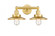 Edison - 2 Light - 17 inch - Satin Gold - Bath Vanity Light (3442|616-2W-SG-M4-SG)