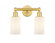 Clymer - 2 Light - 13 inch - Satin Gold - Bath Vanity Light (3442|616-2W-SG-G801)