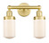 Dover - 2 Light - 14 inch - Satin Gold - Bath Vanity Light (3442|616-2W-SG-G311)