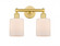 Cobbleskill - 2 Light - 14 inch - Satin Gold - Bath Vanity Light (3442|616-2W-SG-G111)