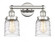 Bell - 2 Light - 14 inch - Polished Nickel - Bath Vanity Light (3442|616-2W-PN-G513)