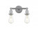 Edison - 2 Light - 11 inch - Polished Chrome - Bath Vanity Light (3442|616-2W-PC)