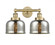 Bell - 2 Light - 17 inch - Brushed Brass - Bath Vanity Light (3442|616-2W-BB-G78)