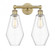 Cindyrella - 2 Light - 16 inch - Brushed Brass - Bath Vanity Light (3442|616-2W-BB-G652-7)