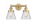 Cone - 2 Light - 15 inch - Brushed Brass - Bath Vanity Light (3442|616-2W-BB-G62)