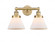 Cone - 2 Light - 17 inch - Brushed Brass - Bath Vanity Light (3442|616-2W-BB-G41)