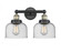 Bell - 2 Light - 17 inch - Black Antique Brass - Bath Vanity Light (3442|616-2W-BAB-G74)