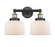 Bell - 2 Light - 17 inch - Black Antique Brass - Bath Vanity Light (3442|616-2W-BAB-G71)