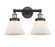 Cone - 2 Light - 17 inch - Black Antique Brass - Bath Vanity Light (3442|616-2W-BAB-G41)