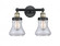 Bellmont - 2 Light - 15 inch - Black Antique Brass - Bath Vanity Light (3442|616-2W-BAB-G192)