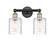 Cobbleskill - 2 Light - 14 inch - Black Antique Brass - Bath Vanity Light (3442|616-2W-BAB-G1113)
