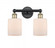 Cobbleskill - 2 Light - 14 inch - Black Antique Brass - Bath Vanity Light (3442|616-2W-BAB-G111)