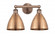 Bristol - 2 Light - 17 inch - Antique Copper - Bath Vanity Light (3442|616-2W-AC-MBD-75-AC)