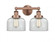 Bell - 2 Light - 17 inch - Antique Copper - Bath Vanity Light (3442|616-2W-AC-G72)