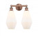 Cindyrella - 2 Light - 16 inch - Antique Copper - Bath Vanity Light (3442|616-2W-AC-G651-7)