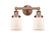 Bell - 2 Light - 14 inch - Antique Copper - Bath Vanity Light (3442|616-2W-AC-G51)
