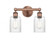 Hadley - 2 Light - 14 inch - Antique Copper - Bath Vanity Light (3442|616-2W-AC-G342)