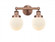 Beacon - 2 Light - 15 inch - Antique Copper - Bath Vanity Light (3442|616-2W-AC-G201-6)