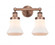 Bellmont - 2 Light - 15 inch - Antique Copper - Bath Vanity Light (3442|616-2W-AC-G191)