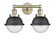 Edison - 2 Light - 16 inch - Antique Brass - Bath Vanity Light (3442|616-2W-AB-HFS-64-BK)