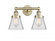 Cone - 2 Light - 15 inch - Antique Brass - Bath Vanity Light (3442|616-2W-AB-G62)
