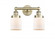 Bell - 2 Light - 14 inch - Antique Brass - Bath Vanity Light (3442|616-2W-AB-G51)