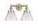 Cone - 2 Light - 17 inch - Antique Brass - Bath Vanity Light (3442|616-2W-AB-G42)