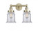 Canton - 2 Light - 15 inch - Antique Brass - Bath Vanity Light (3442|616-2W-AB-G182)