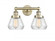 Fulton - 2 Light - 16 inch - Antique Brass - Bath Vanity Light (3442|616-2W-AB-G172)