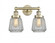 Chatham - 2 Light - 16 inch - Antique Brass - Bath Vanity Light (3442|616-2W-AB-G142)