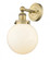 Beacon - 1 Light - 8 inch - Brushed Brass - Sconce (3442|616-1W-BB-G201-8)